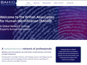 BAHID Website Homepage screenshot
