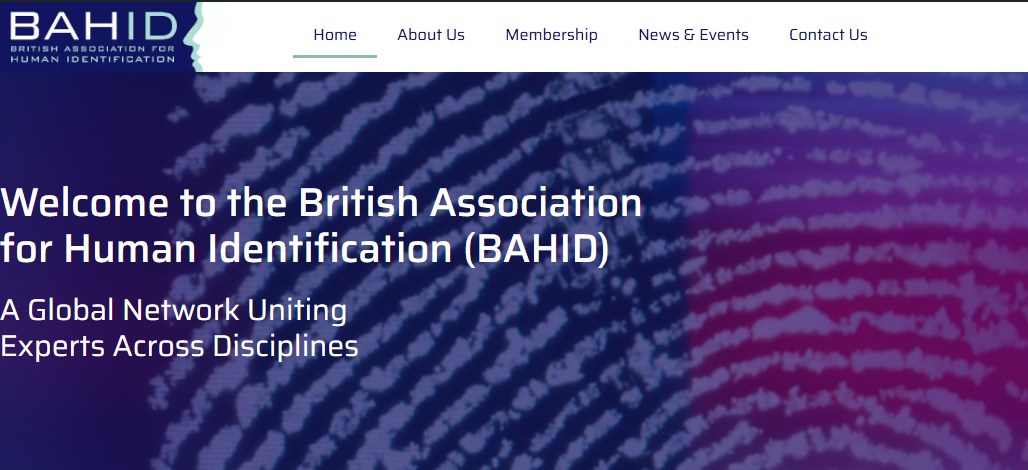 BAHID Website Homepage screenshot